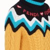 Свитер FENDI Фенди из разноцветного кашемира Желтый