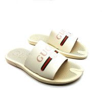 Кожаные шлепанцы Gucci Белые Кожаные шлепанцы Gucci Белые
