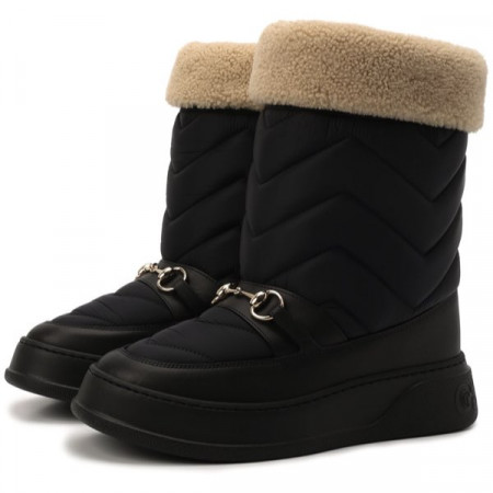 Текстильные сапоги Snow Chunky GUCCI