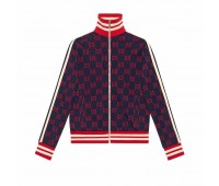 Спортивный костюм Gucci на молнии с воротником-стойкой красный