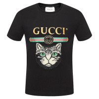 Футболка Gucci с Котом Черная