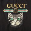 Футболка Gucci с Котом Черная