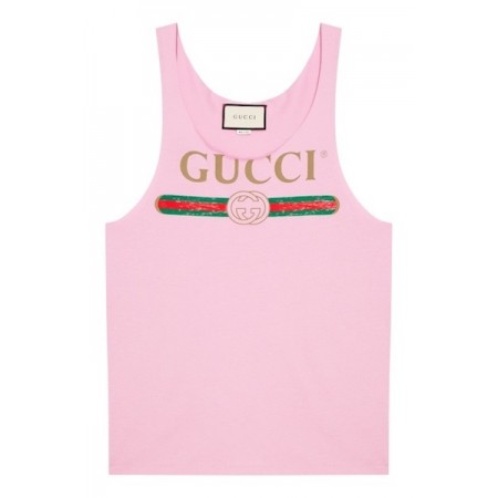 Майка Gucci хлопковая Розовая