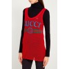 Майка Gucci из сетки Красная
