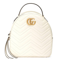 Gucci Рюкзак Marmont Quilted Белый Гуччи Gucci Рюкзак Marmont Quilted Белый Гуччи