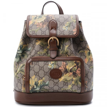 Gucci Комбинированный Рюкзак Aria от Гуччи бежевый