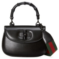Gucci Сумка Bamboo 1947 с ручкой сверху от Гуччи черная