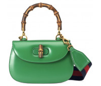 Gucci Сумка Bamboo 1947 с ручкой сверху от Гуччи зеленая