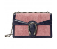 Gucci Сумка GG Dionysus от Гуччи вельвет розовый