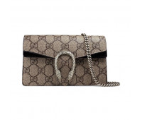 Gucci Сумка Dionysus Supreme Super Mini Черная Гуччи