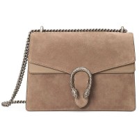 Gucci Сумка  Donysus Suede Medium Бежевая Гуччи