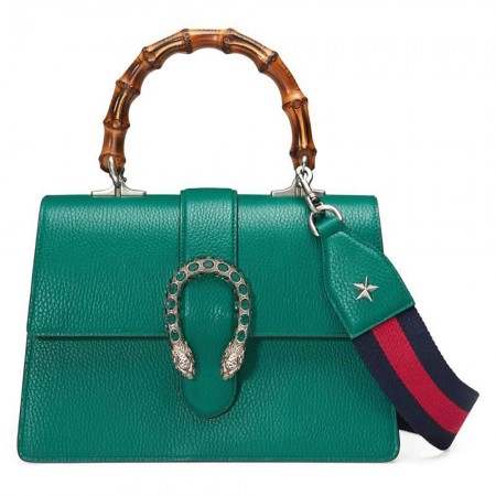 Сумка Гуччи Gucci Dionysus Bamboo Medium Зеленая