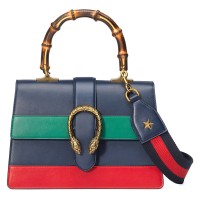Gucci Сумка Dionysus Bamboo Medium от Гуччи Синяя