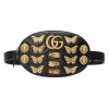 Сумка на пояс Gucci Marmont Animal Belt Bag Черная