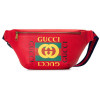 Gucci Сумка на пояс Print Leather Belt Bag от Гуччи Красная