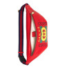 Gucci Сумка на пояс Print Leather Belt Bag от Гуччи Красная