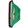 Gucci Сумка на пояс Print Leather Belt Bag от Гуччи Зеленая