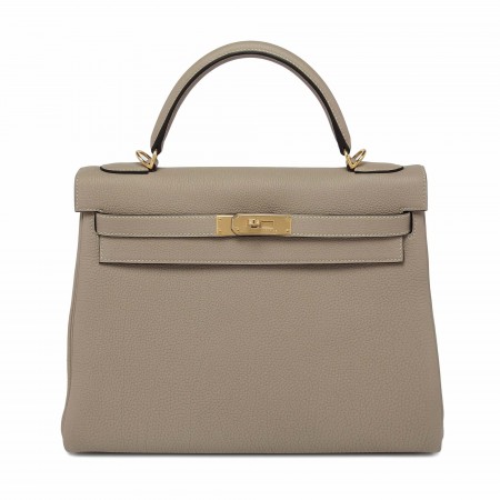 Кожаная Сумка HERMES Kelly 32