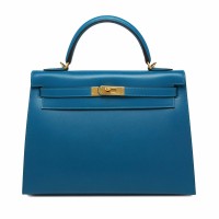 HERMES Кожаная Сумка Kelly 32