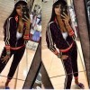 Спортивный костюм Gucci на молнии с воротником-стойкой красный