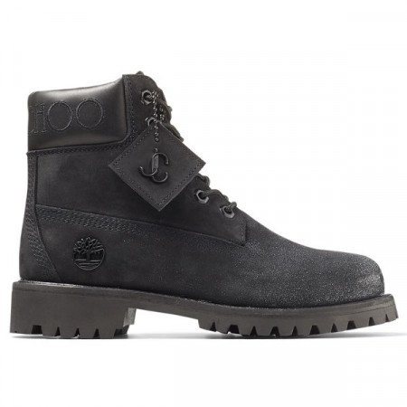 Кожаные ботинки JC x Timberland Jimmy Choo черные