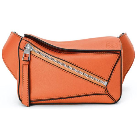 LOEWE Сумка поясная Puzzle mini оранжевый