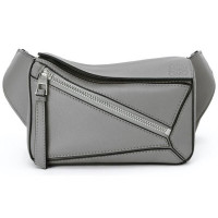 LOEWE Сумка поясная Puzzle mini серый