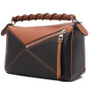 LOEWE Сумка Puzzle small черный-бежевый
