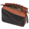 LOEWE Сумка Puzzle small черный-бежевый