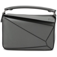 LOEWE Сумка Puzzle small серый