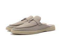 Замшевые сабо Charms Walk LORO PIANA