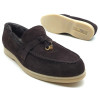 Замшевые лоферы Summer Charms Walk с мехом LORO PIANA