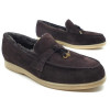 Замшевые лоферы Summer Charms Walk с мехом LORO PIANA