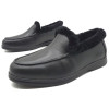 Кожаные лоферы Summer Walk с мехом LORO PIANA