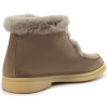 Замшевые ботинки Walk and Walk с мехом LORO PIANA