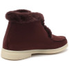 Замшевые ботинки Walk and Walk с мехом LORO PIANA
