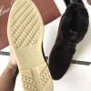Мужские Замшевые ботинки Loro Piana Walk and Walk с мехом коричневые