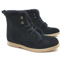 Замшевые ботинки Ylvi Walk с мехом LORO PIANA