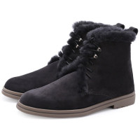 Замшевые ботинки Ylvi Walk с мехом LORO PIANA