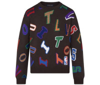 Мужской пуловер Louis Vuitton LV X NBA с узором