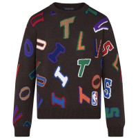 Мужской пуловер Louis Vuitton LV X NBA с узором