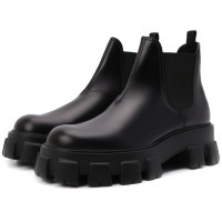 Кожаные челси Monolith от PRADA