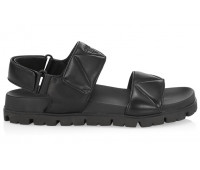 Сандалии из стеганой кожи наппа от PRADA