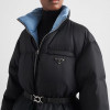 Длинный пуховик куртка PRADA Re-Nylon Gabardine