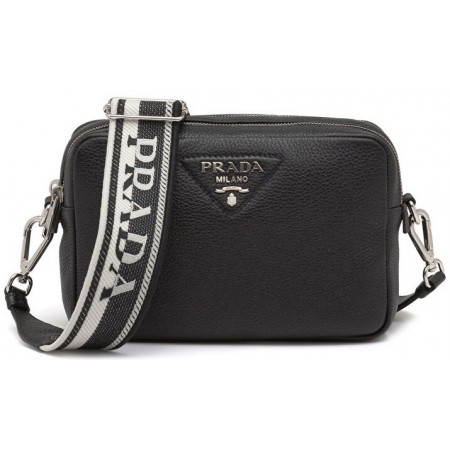 Кожаная сумка Prada Flou