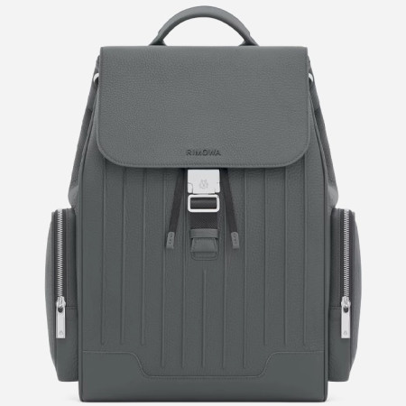 Рюкзак RIMOWA Never Still Leather Flap Large Grey