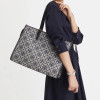 TORY BURCH Сумка-тоут T с Монограммой Тори темно синий