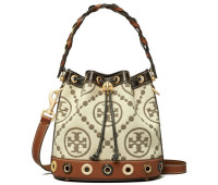 TORY BURCH Сумка Мешок T с Монограммой GROMMET Greggio
