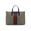 Gucci Дорожная сумка GG Supreme Web с плечевым ремнем Гуччи